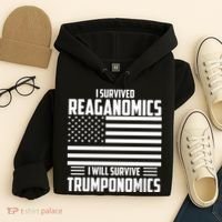 I Survived Reaganomics I Will Survive Trumponomics Hoodie thumb 4