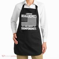 I Survived Reaganomics I Will Survive Trumponomics Apron thumb 2