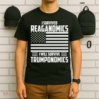 I Survived Reaganomics I Will Survive Trumponomics T-Shirt thumb 6