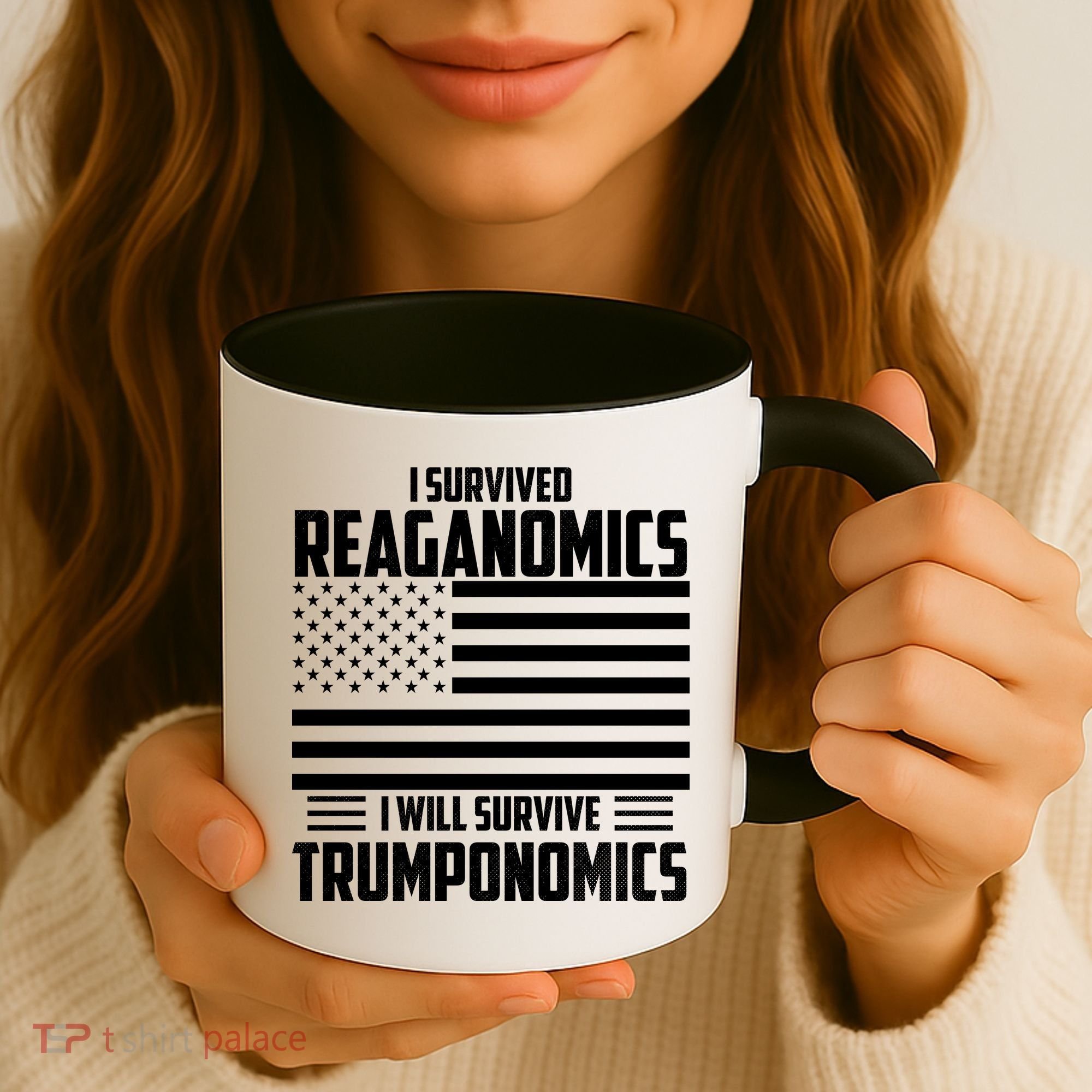 I Survived Reaganomics I Will Survive Trumponomics Coffee Mug