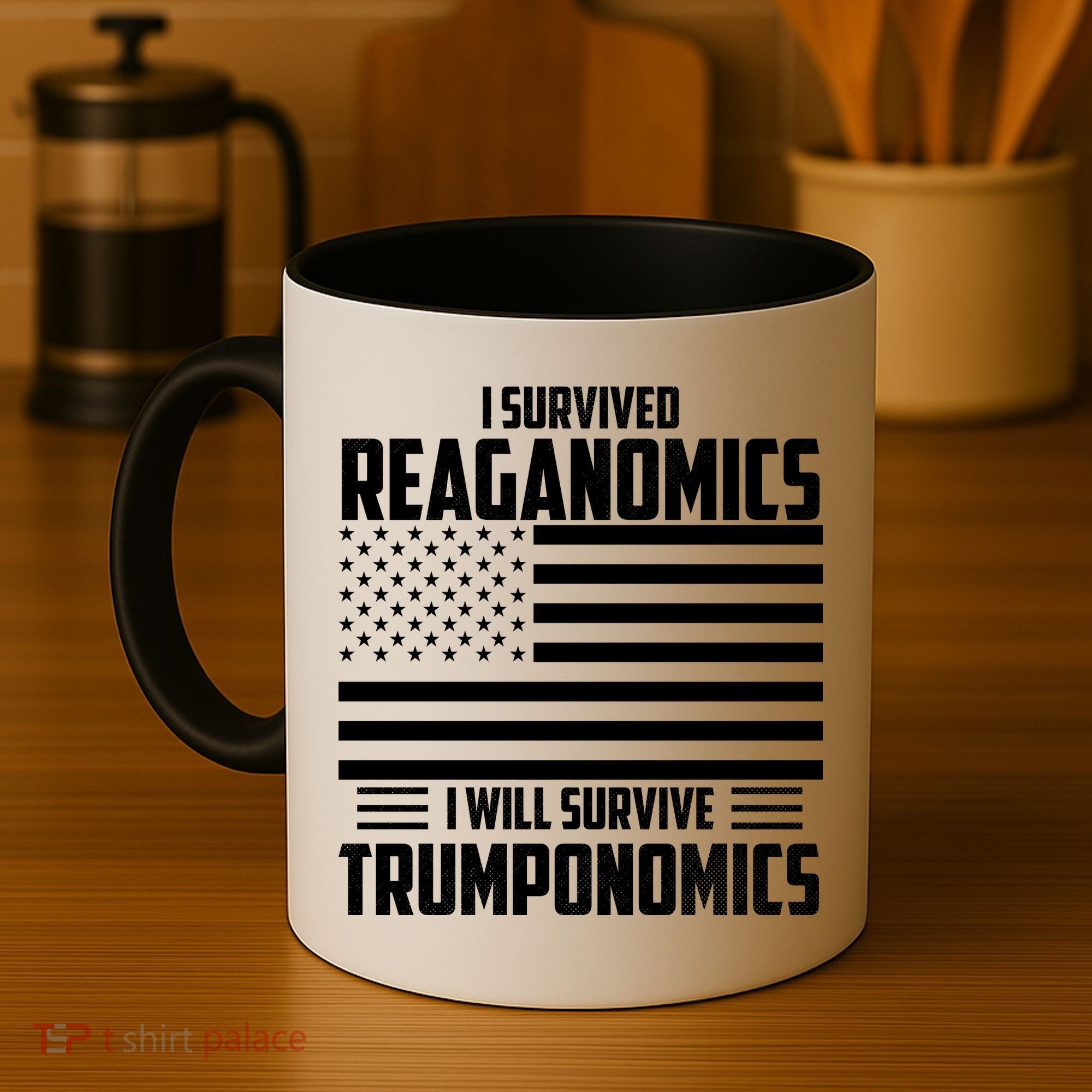 I Survived Reaganomics I Will Survive Trumponomics Coffee Mug