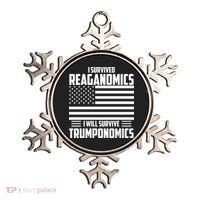 I Survived Reaganomics I Will Survive Trumponomics Ornament thumb 0
