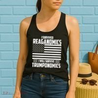 I Survived Reaganomics I Will Survive Trumponomics Women's Tank Top thumb 2