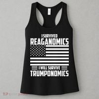 I Survived Reaganomics I Will Survive Trumponomics Women's Tank Top thumb 3
