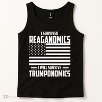I Survived Reaganomics I Will Survive Trumponomics Tank Top thumb 2