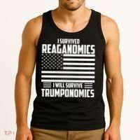 I Survived Reaganomics I Will Survive Trumponomics Tank Top thumb 3