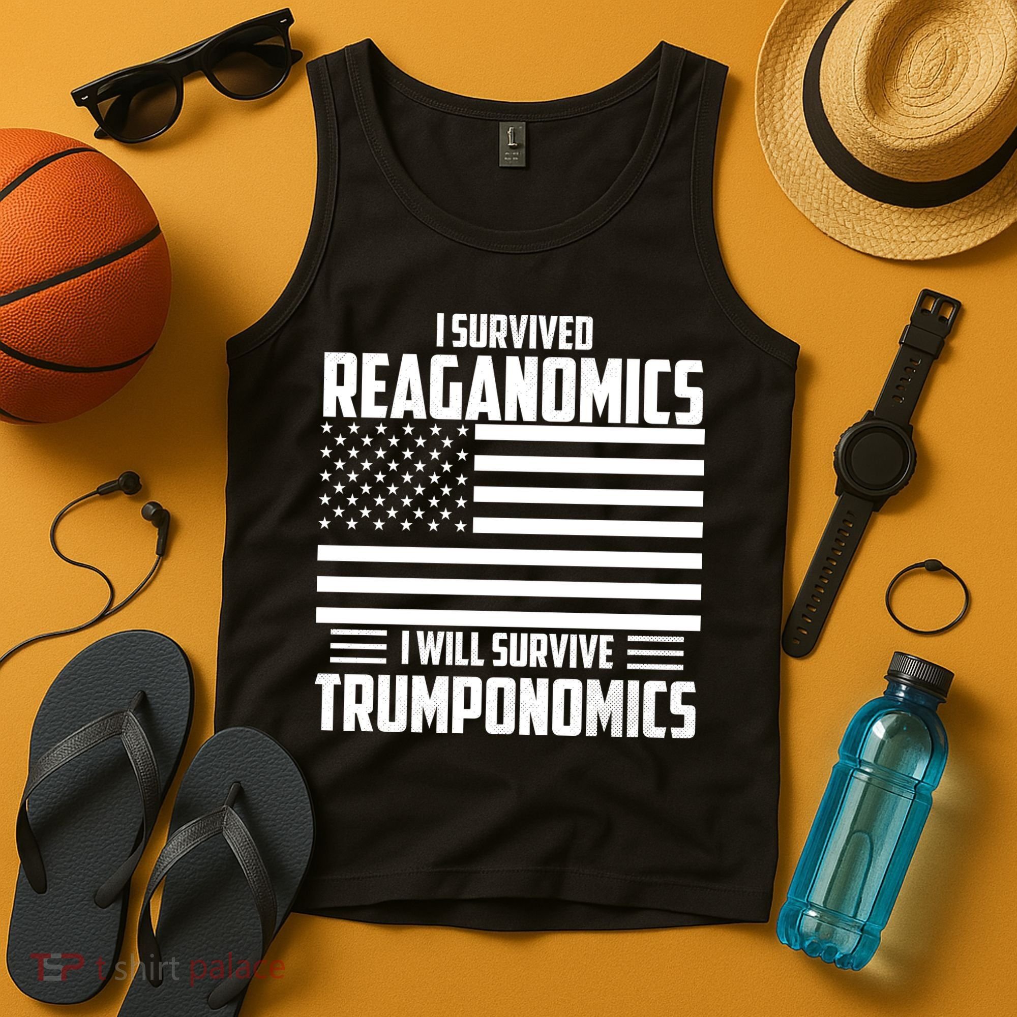 I Survived Reaganomics I Will Survive Trumponomics Tank Top