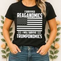 I Survived Reaganomics I Will Survive Trumponomics Women's T-Shirt thumb 2