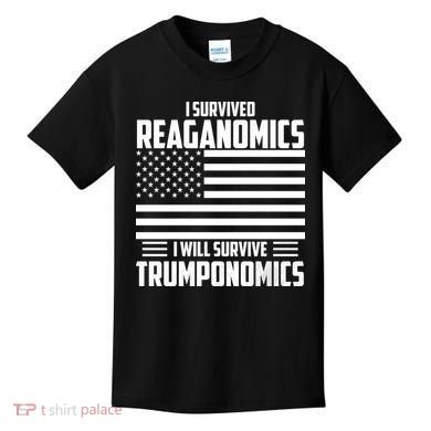 I Survived Reaganomics I Will Survive Trumponomics Kids T-Shirt