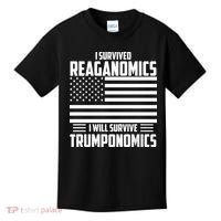 I Survived Reaganomics I Will Survive Trumponomics Kids T-Shirt thumb 0