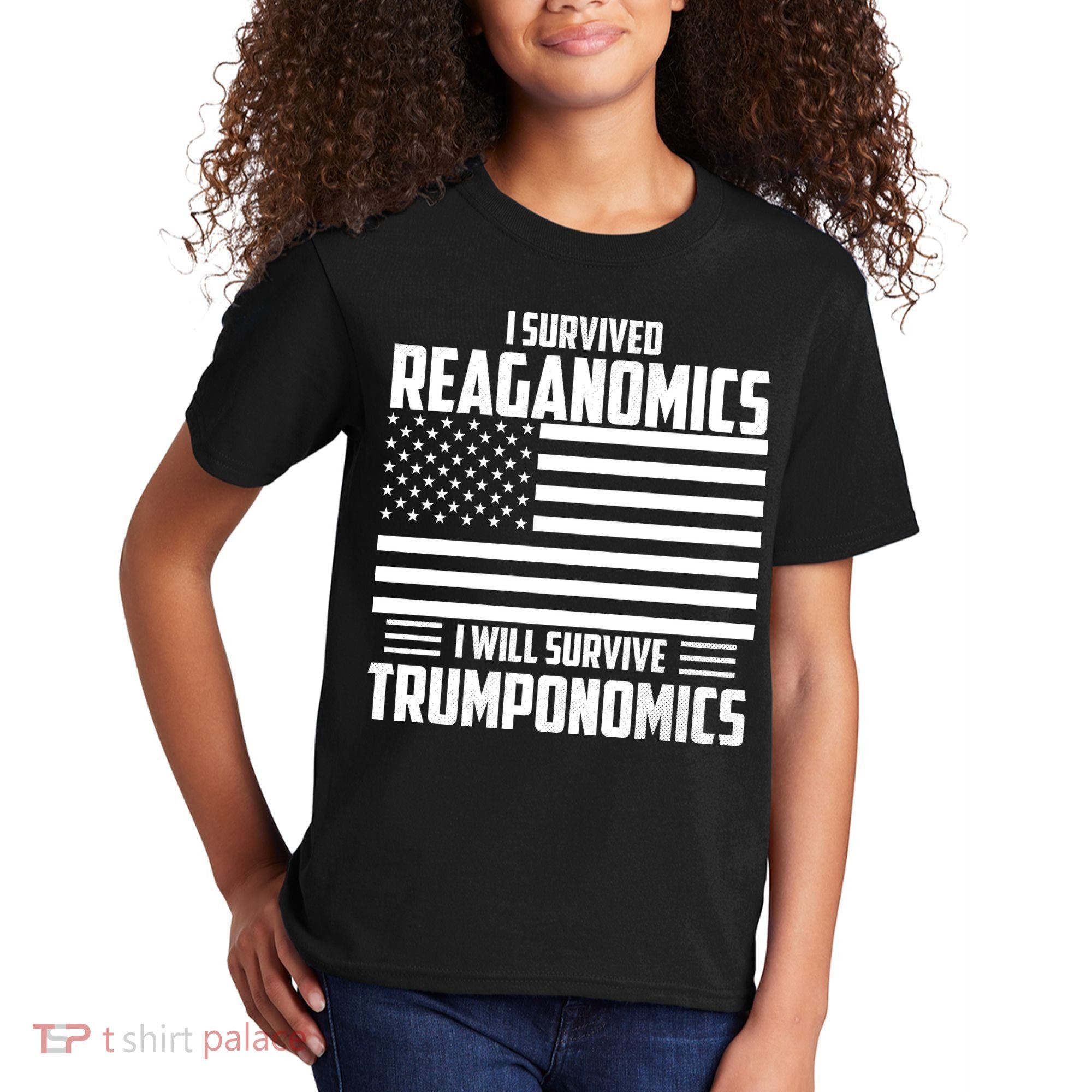 I Survived Reaganomics I Will Survive Trumponomics Kids T-Shirt