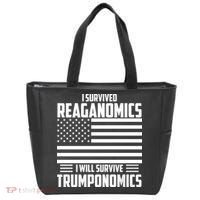 I Survived Reaganomics I Will Survive Trumponomics Tote Bag thumb 0