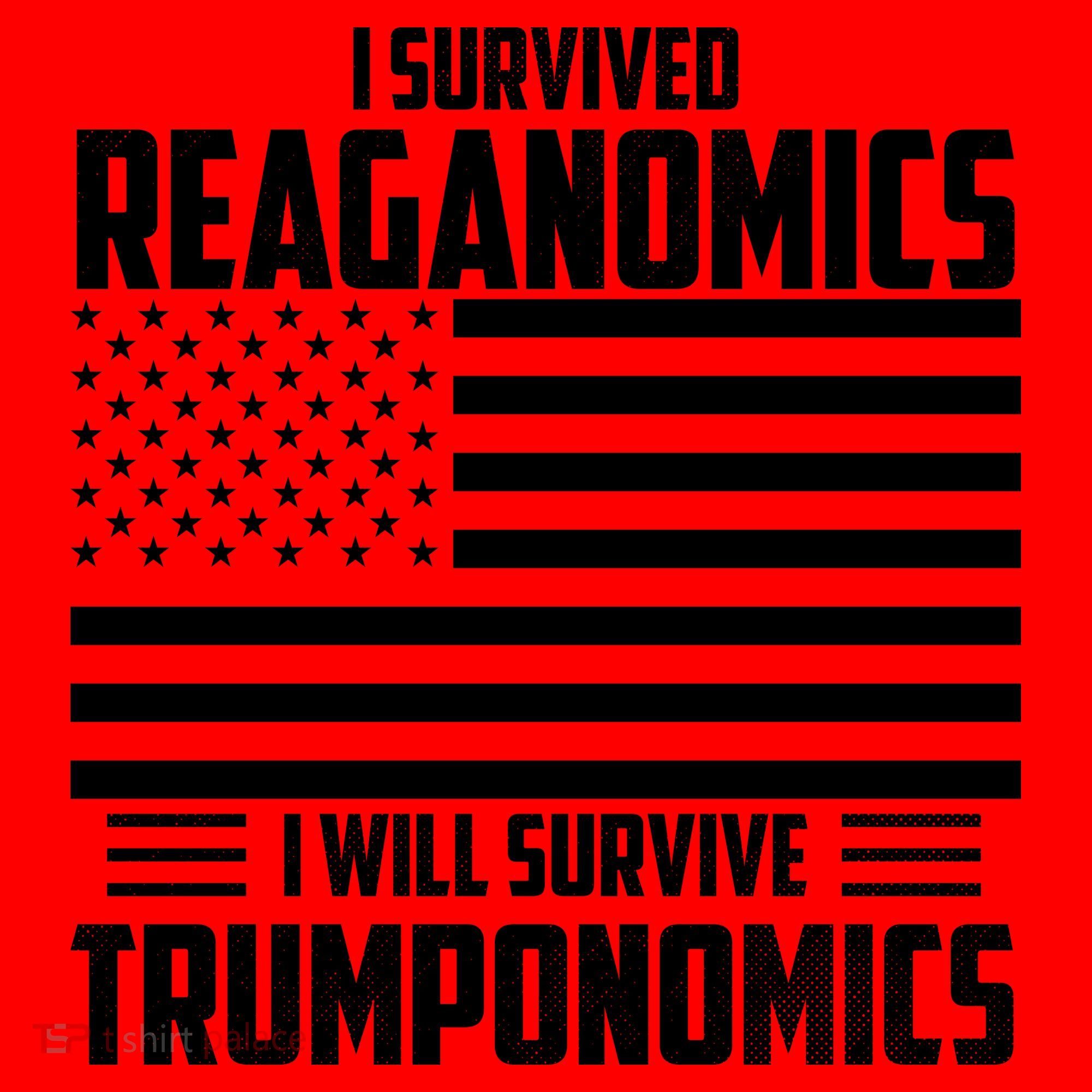I Survived Reaganomics I Will Survive Trumponomics Santa Hat