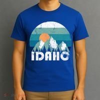 Idaho State Retro Vintage Cool Gift T-Shirt thumb 3