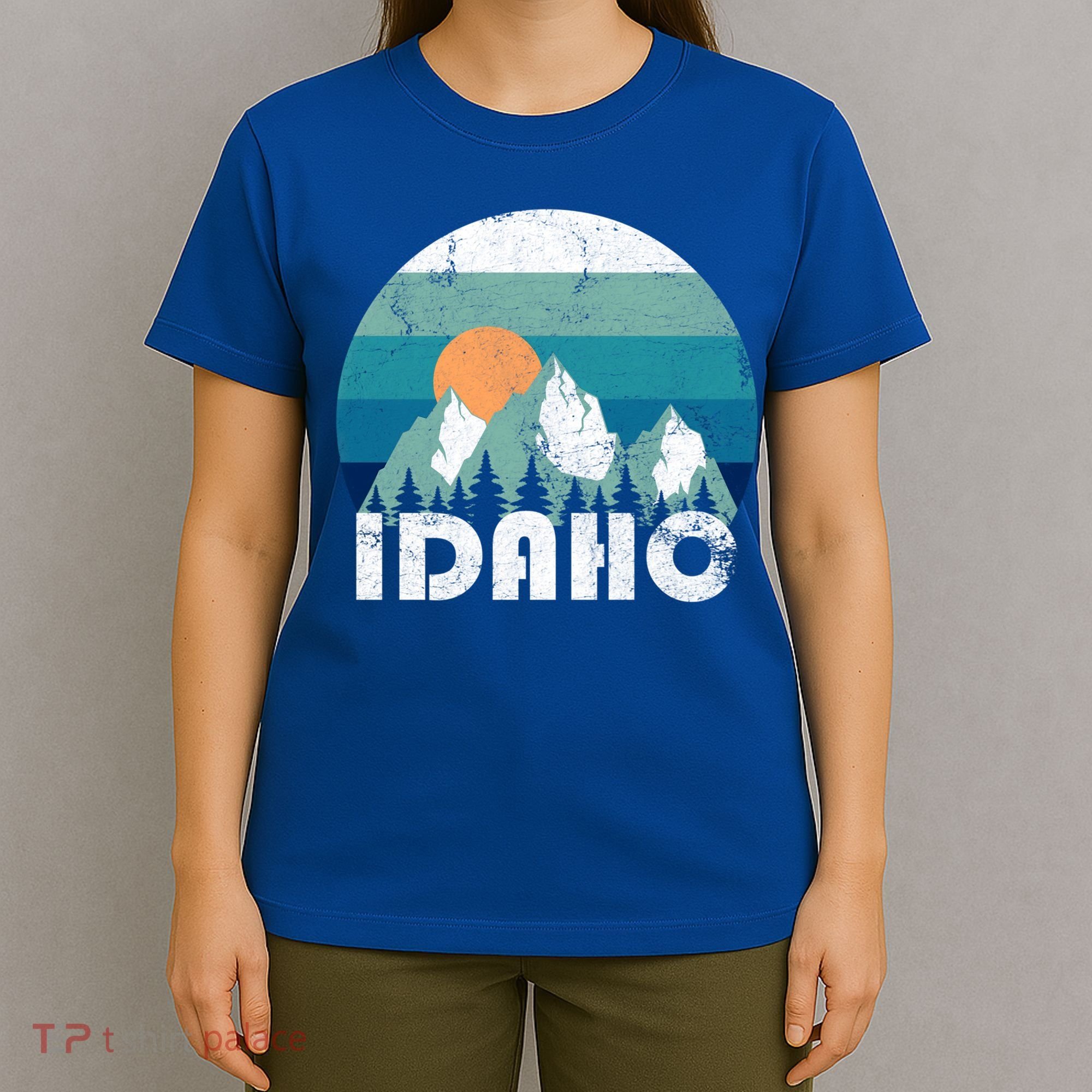 Idaho State Retro Vintage Cool Gift T-Shirt