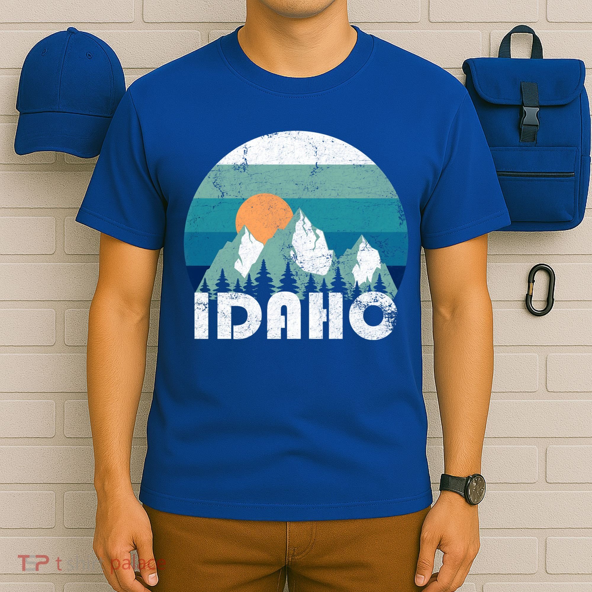 Idaho State Retro Vintage Cool Gift T-Shirt