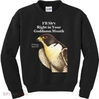 I’Ll Sht Right In Your Goddamn Mouth Funny Saying Quote Gift Kids Sweatshirt thumb 0