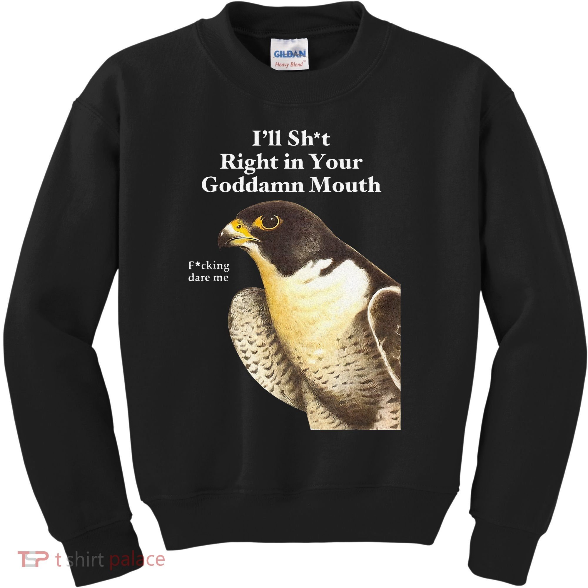 I’Ll Sht Right In Your Goddamn Mouth Funny Saying Quote Gift Kids Sweatshirt