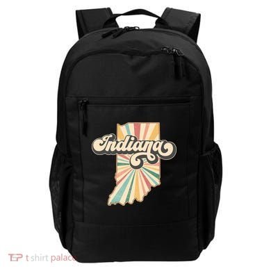 Indiana State Retro Vintage Map Backpack