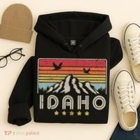 Idaho Shirt. Retro Style ID, USA Hoodie thumb 4