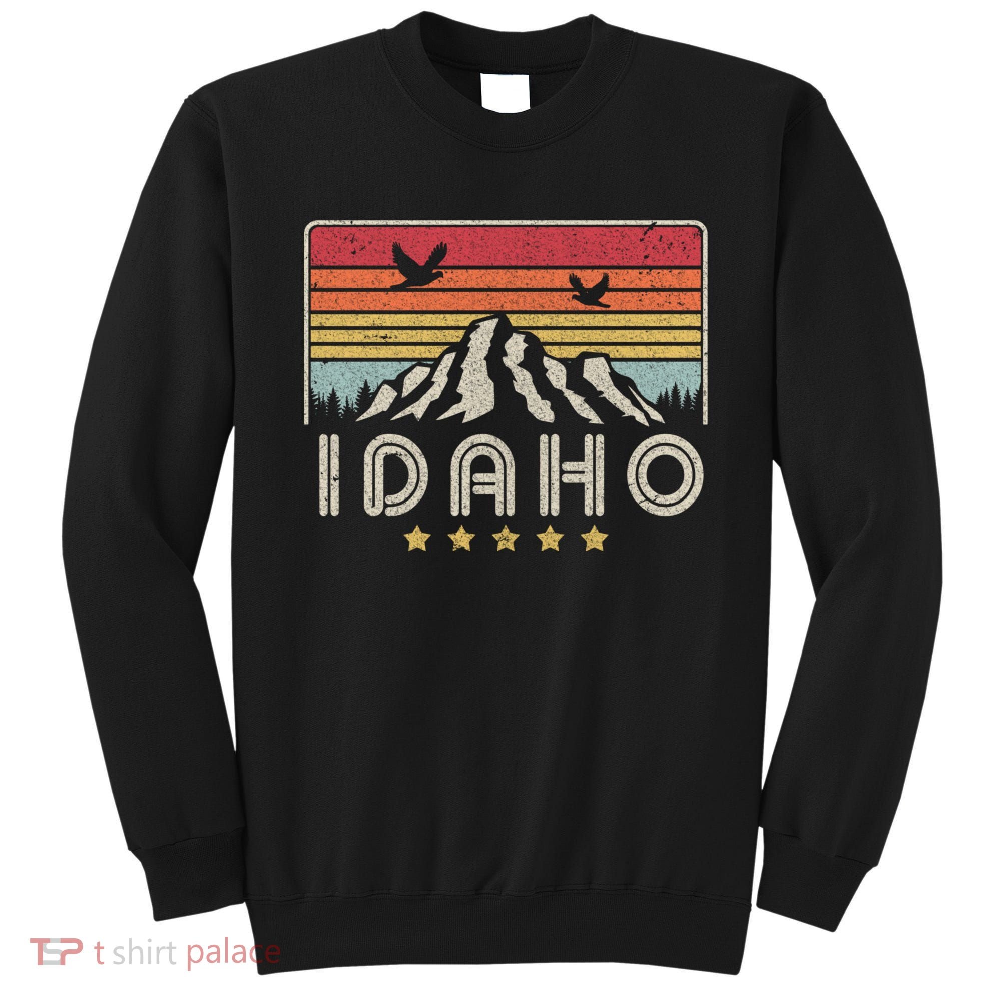 Idaho Shirt. Retro Style ID, USA Sweatshirt