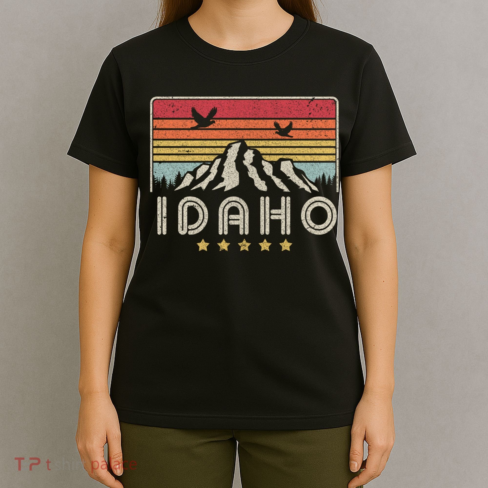 Idaho Shirt. Retro Style ID, USA T-Shirt
