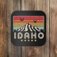 Idaho Shirt. Retro Style ID, USA Coaster thumb 0