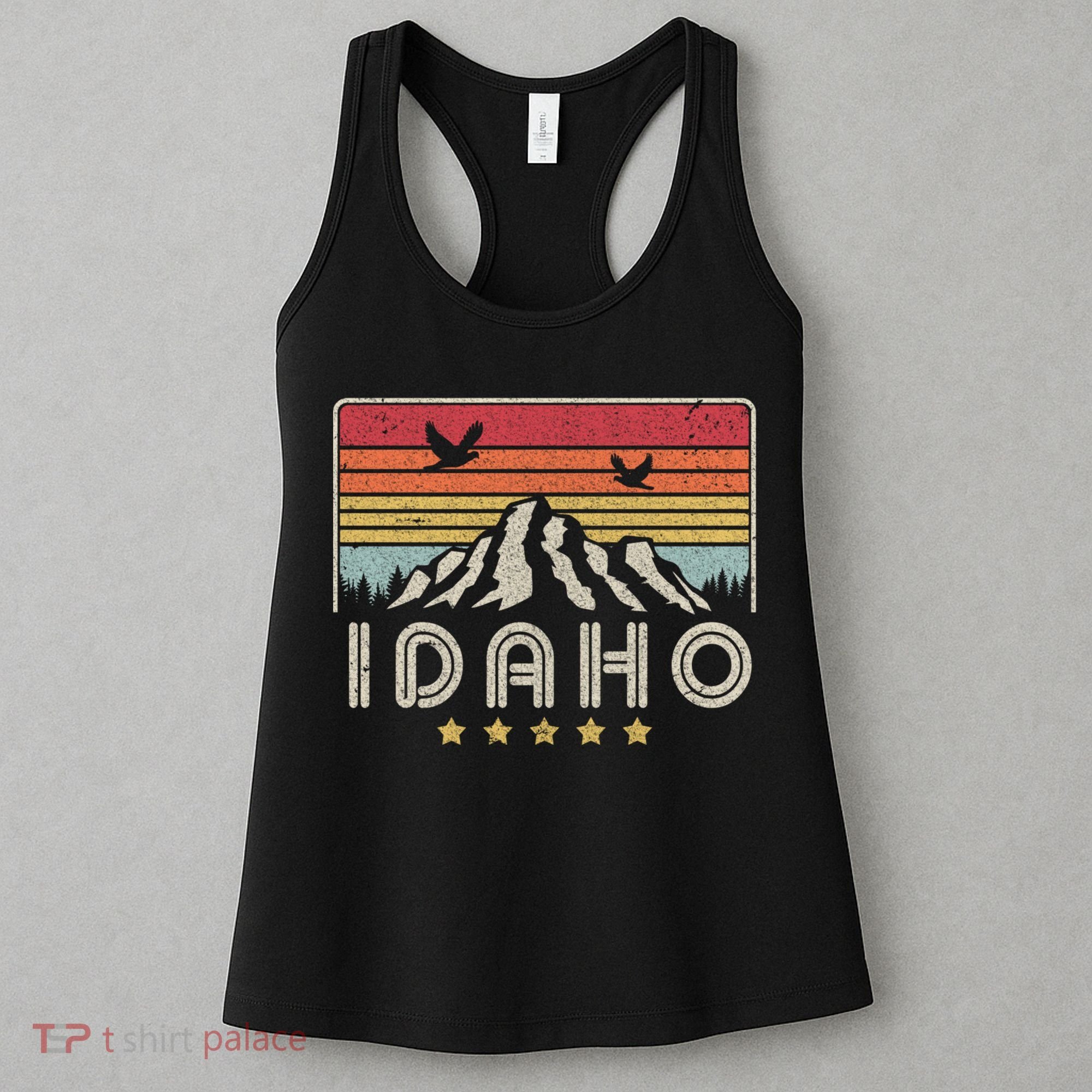 Idaho Shirt. Retro Style ID, USA Women's Tank Top