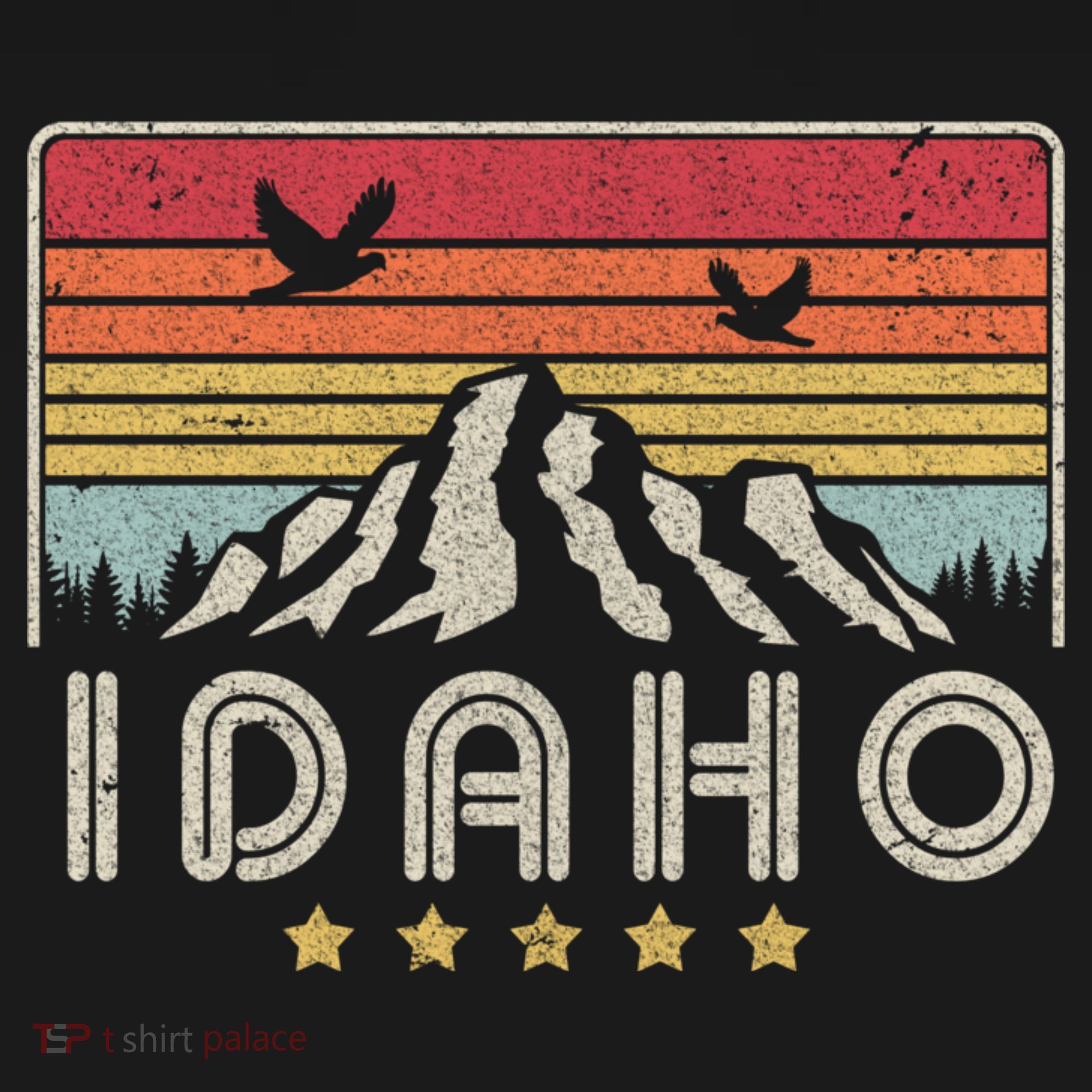 Idaho Shirt. Retro Style ID, USA Women's Tank Top