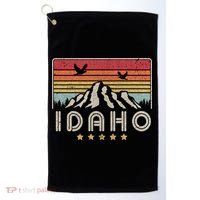 Idaho Shirt. Retro Style ID, USA Golf Towel thumb 0