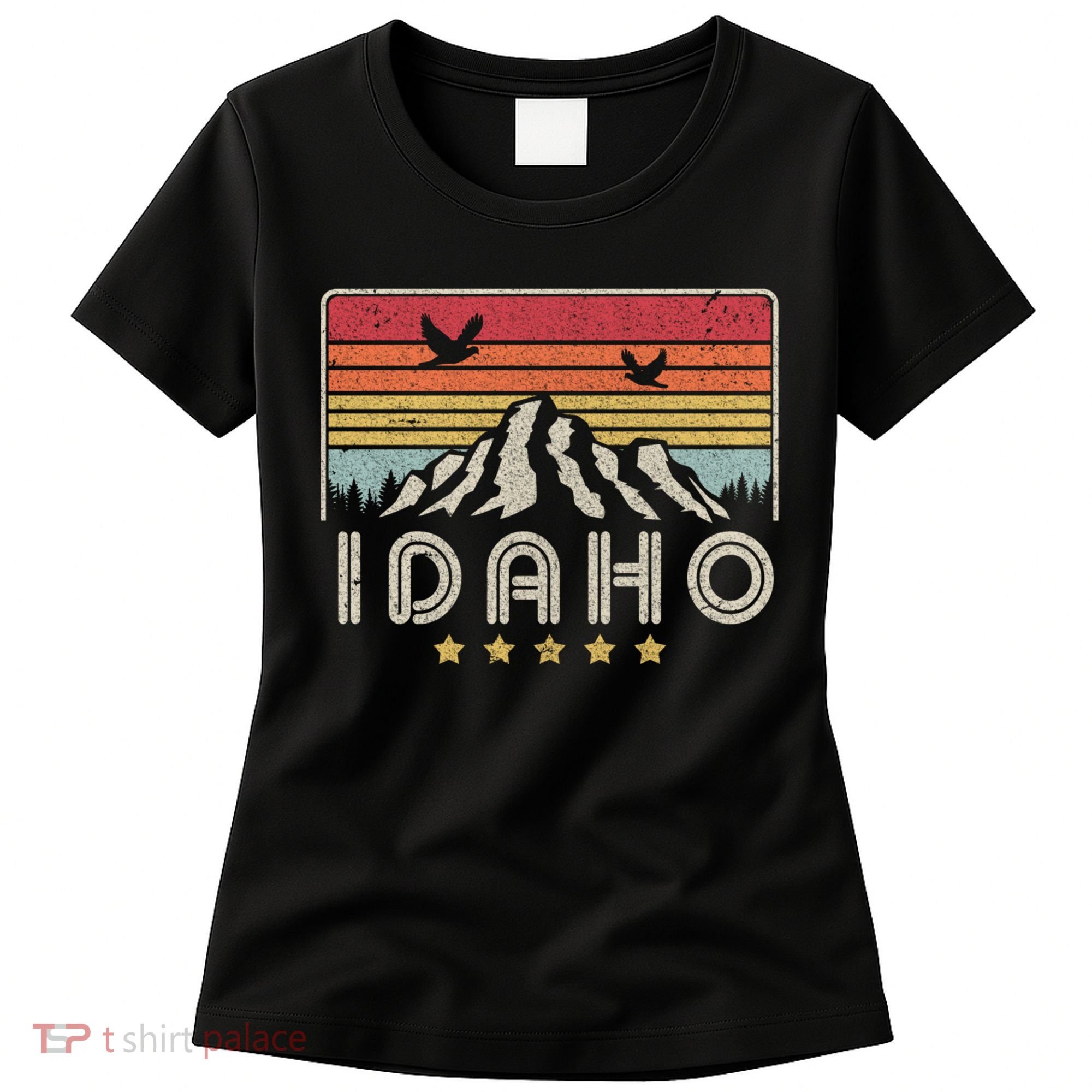 Idaho Shirt. Retro Style ID, USA Women's T-Shirt