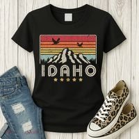 Idaho Shirt. Retro Style ID, USA Women's T-Shirt thumb 3