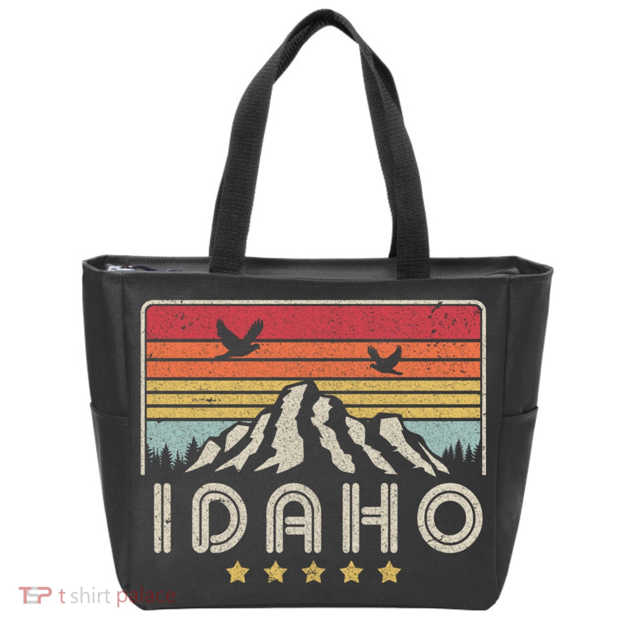 Idaho Shirt. Retro Style ID, USA Tote Bag