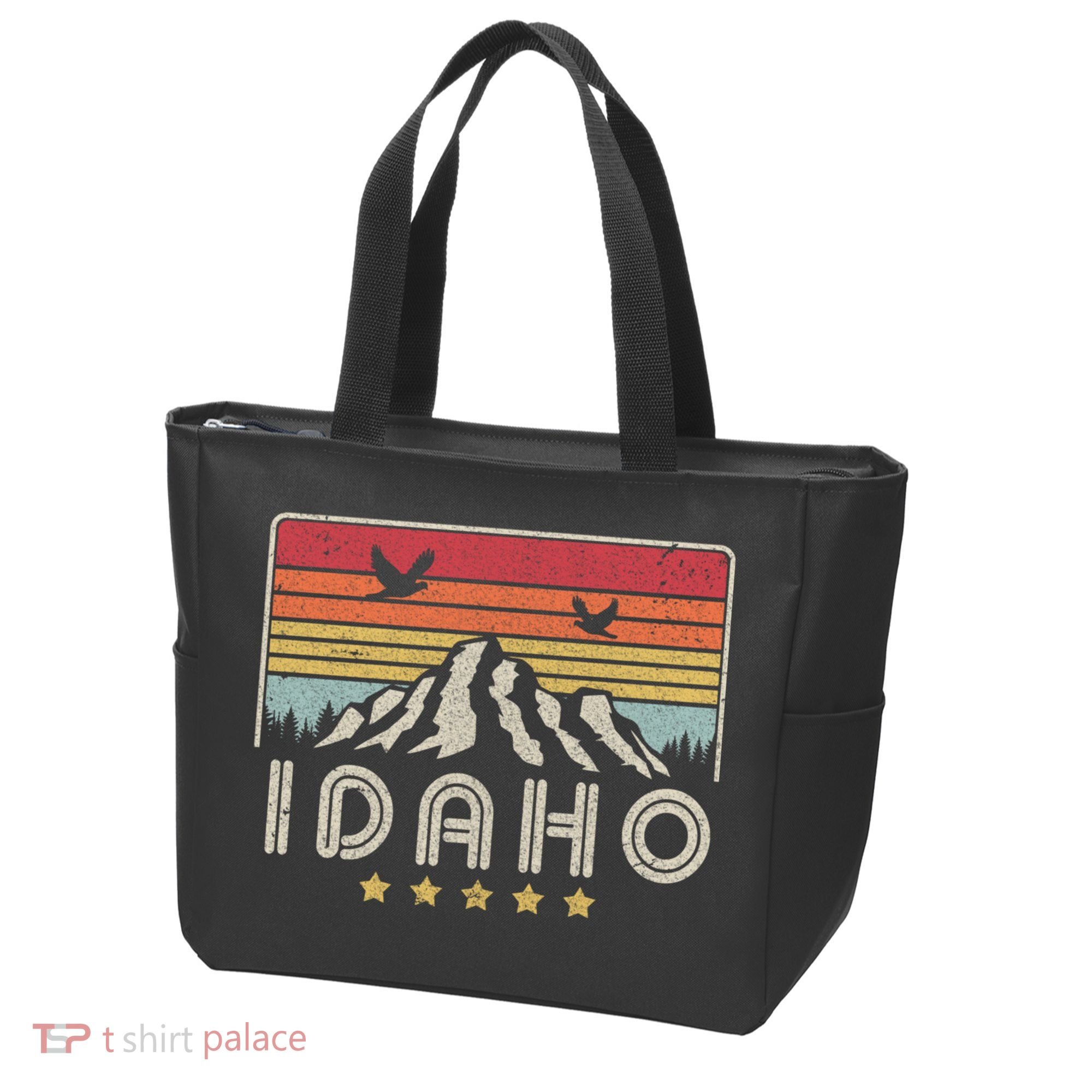 Idaho Shirt. Retro Style ID, USA Tote Bag
