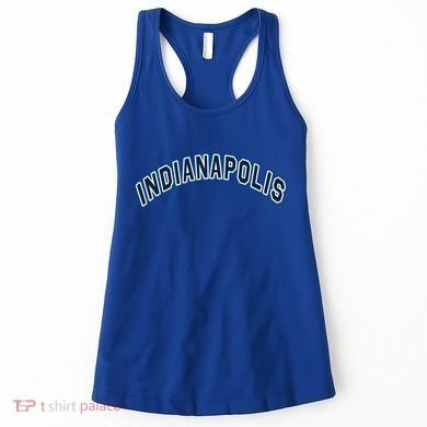 Indiana State Retro Vintage Distressed Indianapolis Gift Women's Tank Top