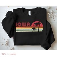 Iowa Shirt. Retro Style IA, USA Sweatshirt thumb 2