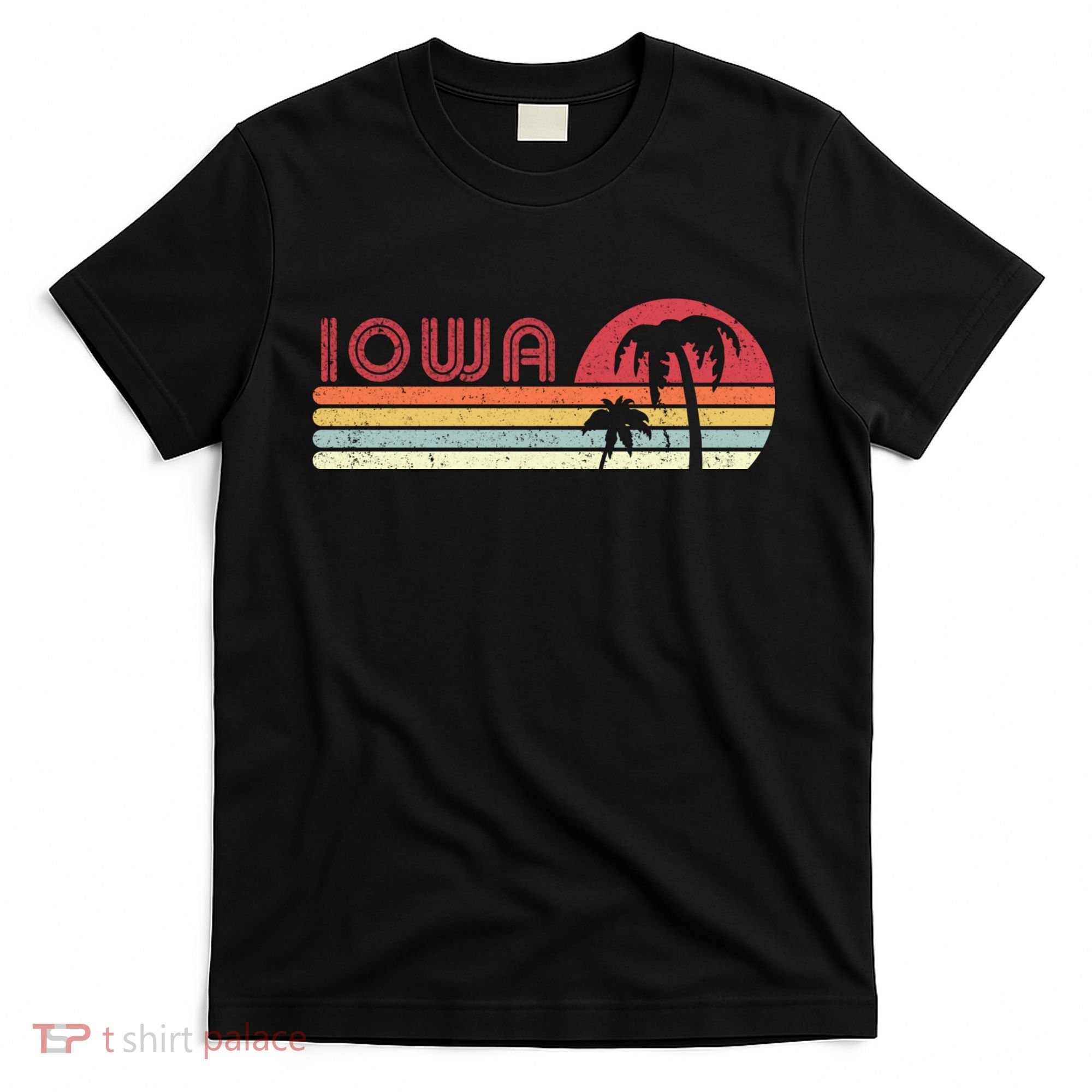 Iowa Shirt. Retro Style IA, USA T-Shirt
