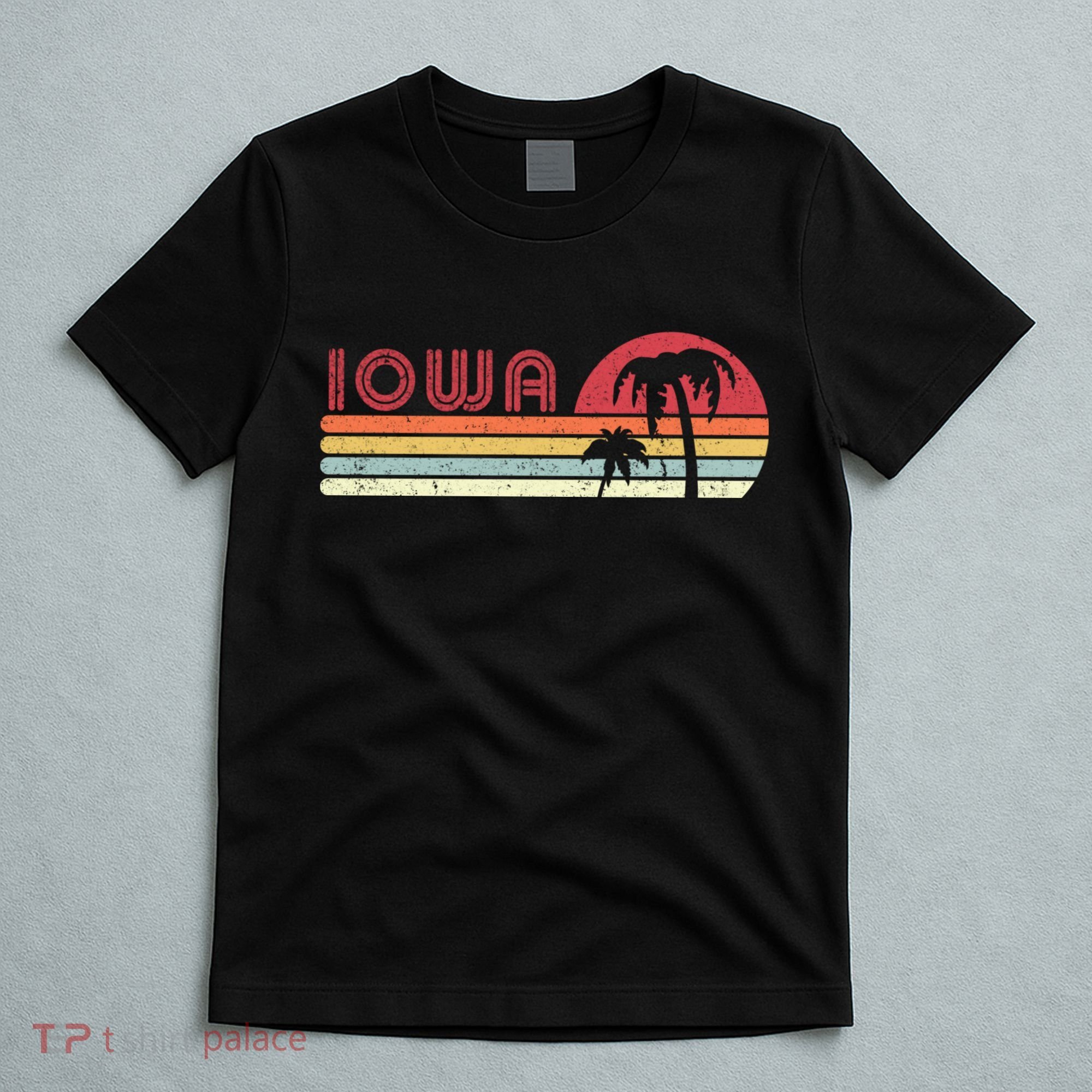 Iowa Shirt. Retro Style IA, USA T-Shirt