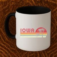 Iowa Shirt. Retro Style IA, USA Coffee Mug thumb 2