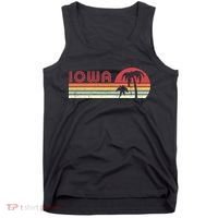 Iowa Shirt. Retro Style IA, USA Tank Top thumb 0