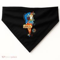 Israel Cartoon Map USA-Made Doggie Bandana thumb 0
