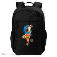 Israel Cartoon Map Backpack thumb 0