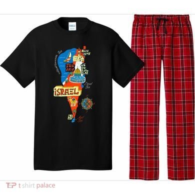 Israel Cartoon Map Pajama Set