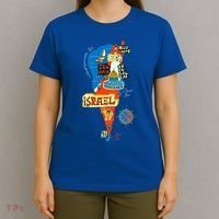 Israel Cartoon Map T-Shirt thumb 4