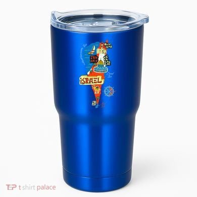 Israel Cartoon Map Tumbler