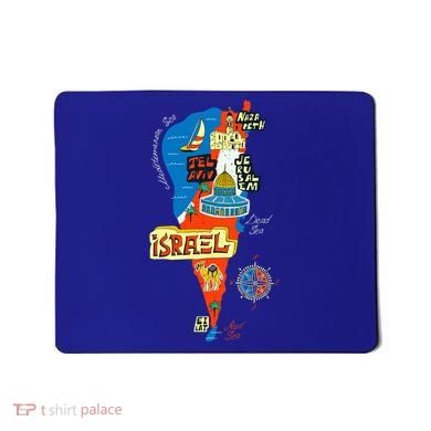 Israel Cartoon Map Mousepad