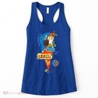 Israel Cartoon Map Women's Tank Top thumb 0