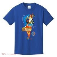 Israel Cartoon Map Kids T-Shirt thumb 0