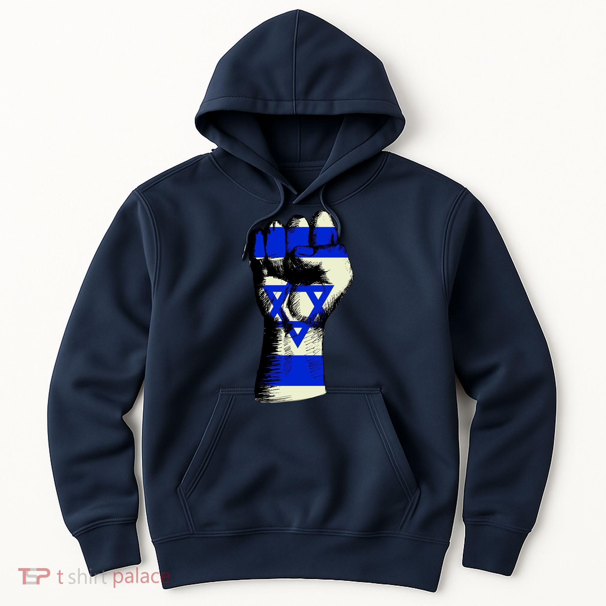 Israel Flag Fist Hoodie