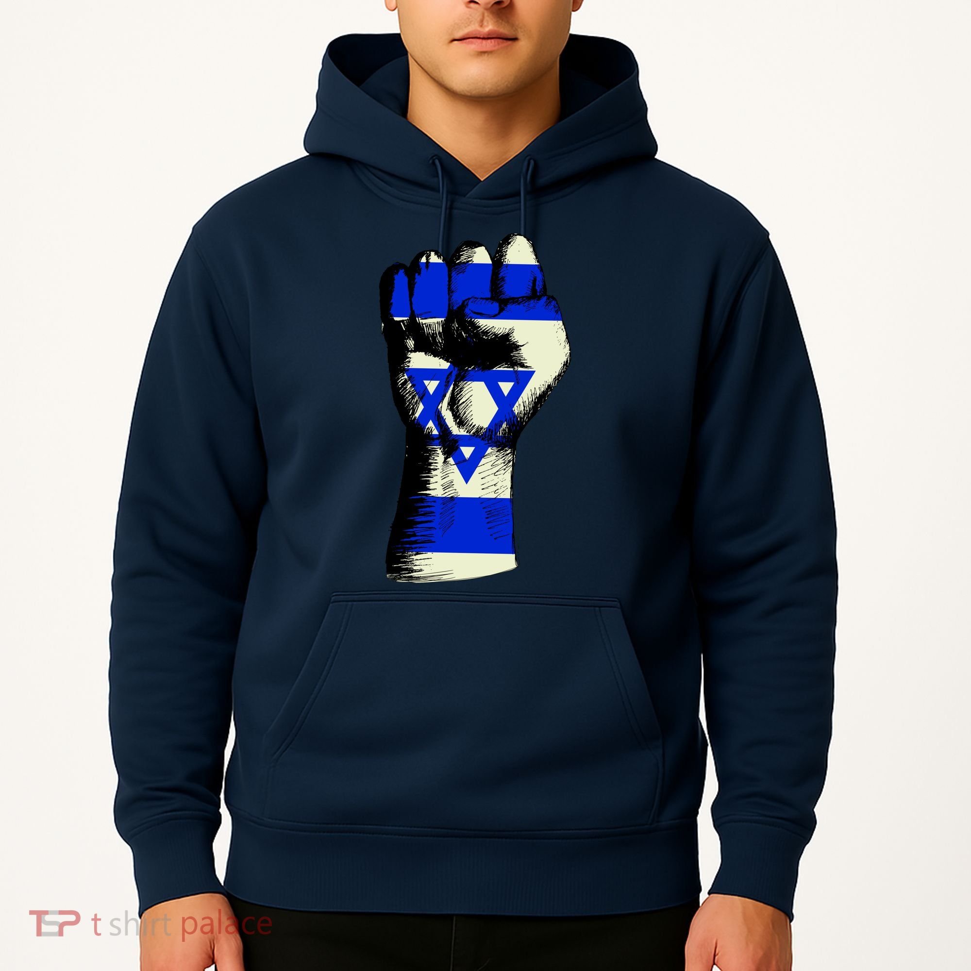 Israel Flag Fist Hoodie